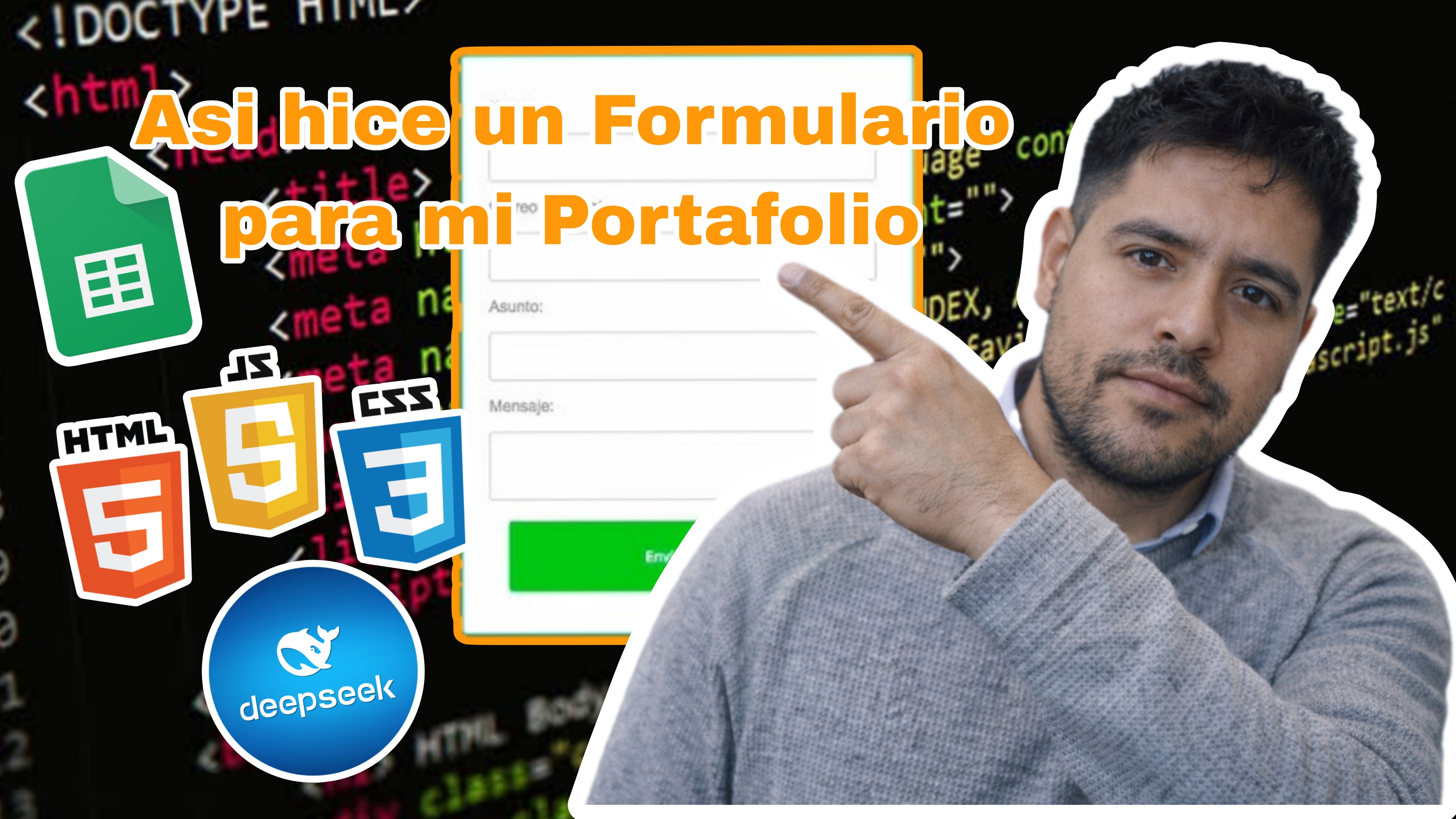 Formulario de contacto con HTML CSS JS y Google Sheets